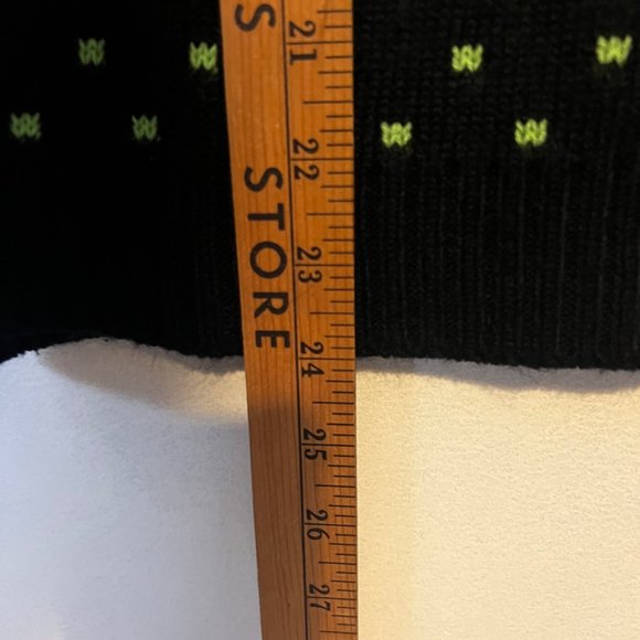 Merry Christmas Ugly Sweater Are You Naughty Or Nice Black 3D Fur Santa Beard - Picture 5 of 9